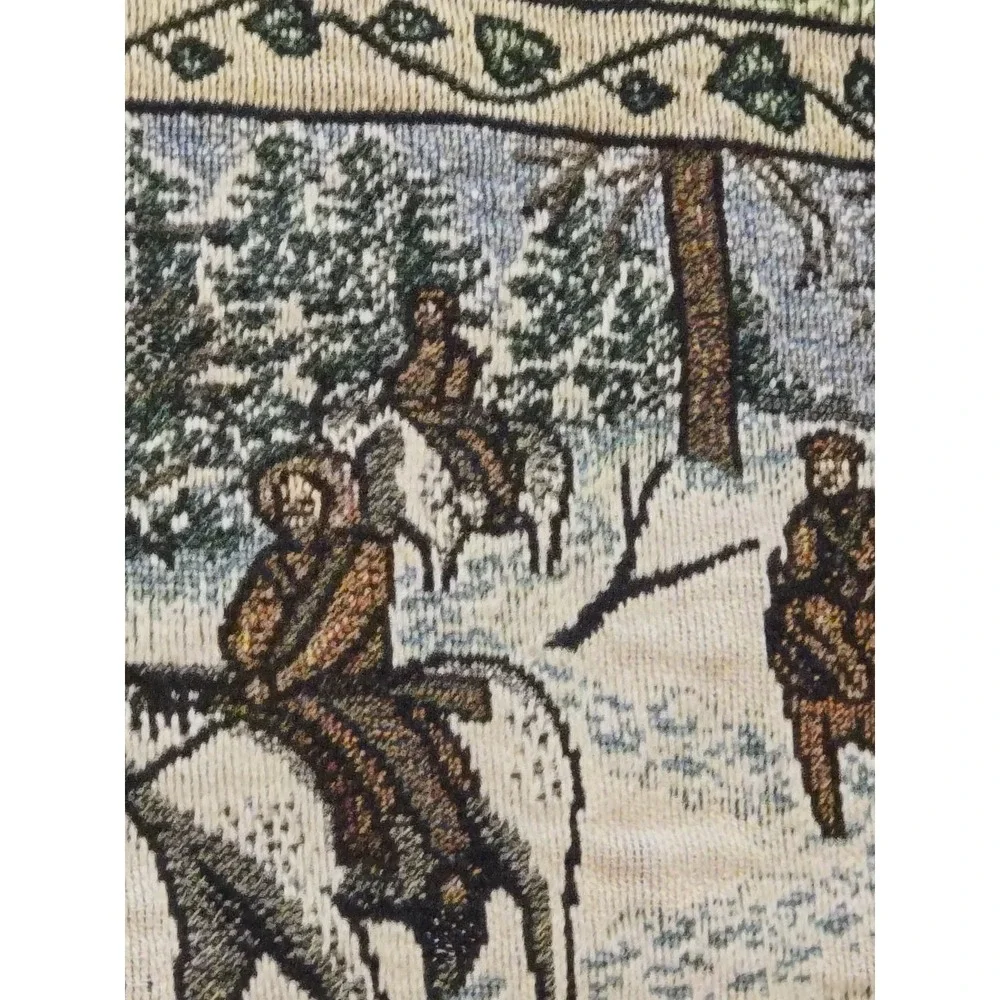 Lewis & Clark Corps Of Discovery Afghan Throw Mill Street Design Woven Tapestry